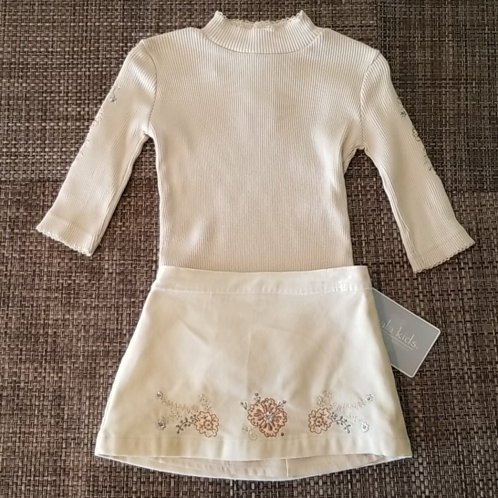 Baby Girl Fancy Onesie and Skirt
